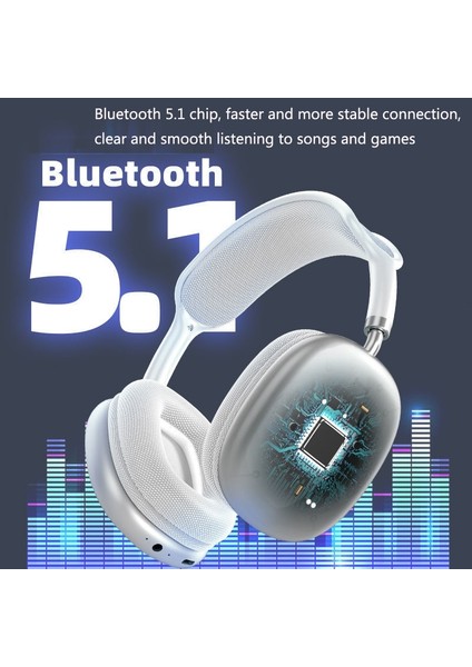 P9 Kablosuz Bluetooth Kulaklık Beyaz (Yurt Dışından)