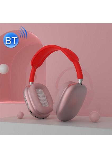 P9 Kablosuz Bluetooth Kulaklık Kırmızı (Yurt Dışından)