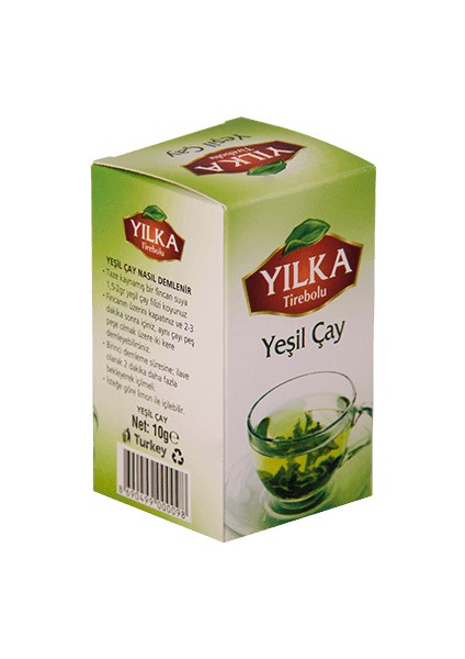 Yilka Çay Yeşil Çay 10 Gr. - Yeşil Çay, Özel Üretim