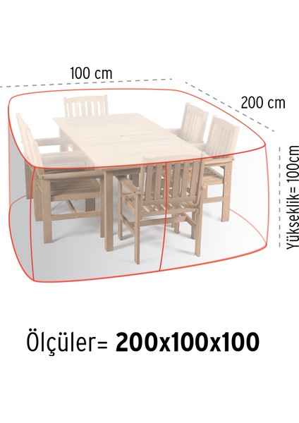 Mobilya Koruma Örtüsü 200 x 100 cm