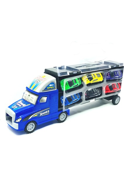 Kaydıraklı Tır Taşınabilir Die Cast Metal Araçlı