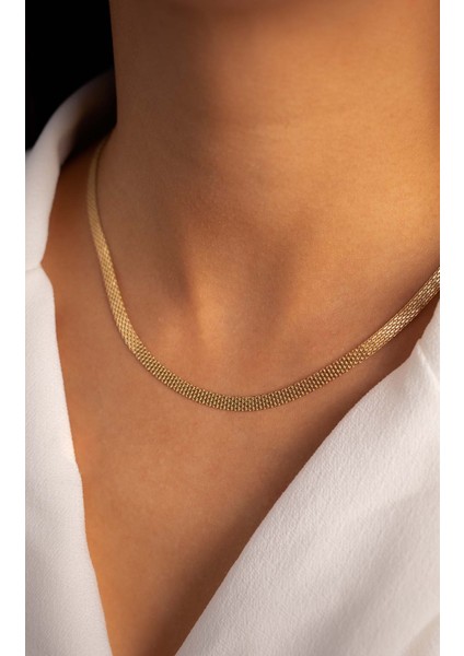 14 Ayar Altın Zincir Bismark