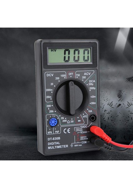 Ac / Dc LCD Dijital Multimetre 750/1000V Voltmetre Ampermetre Ohm Test Cihazı (Yurt Dışından)