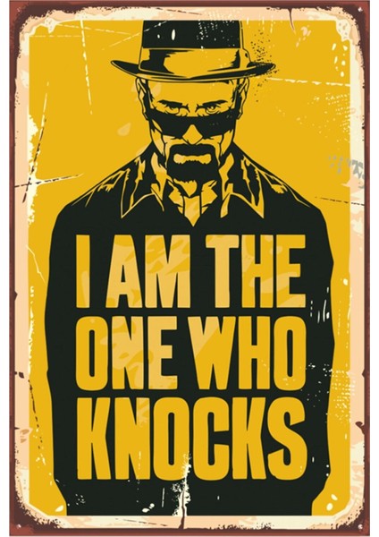 Vintage Ahşap Poster Breaking Bad