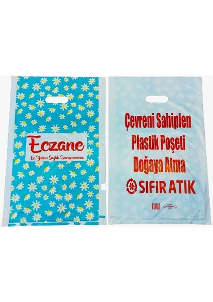 Bio Eczane Poşeti 28 x 43 cm Büyük Elgeçme 500'lü