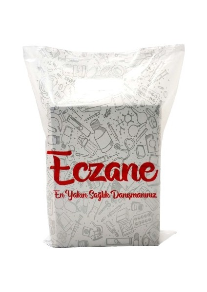 Bio Eczane Poşeti 22 x 33 cm Orta Elgeçme 1000'li