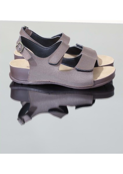 1106-OLIVA Tam Anatomik Bayan Sandalet - NKT01106-BAKIR-37 modelleri