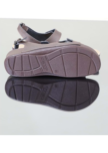 1106-OLIVA Tam Anatomik Bayan Sandalet - NKT01106-BAKIR-37 fırsatları