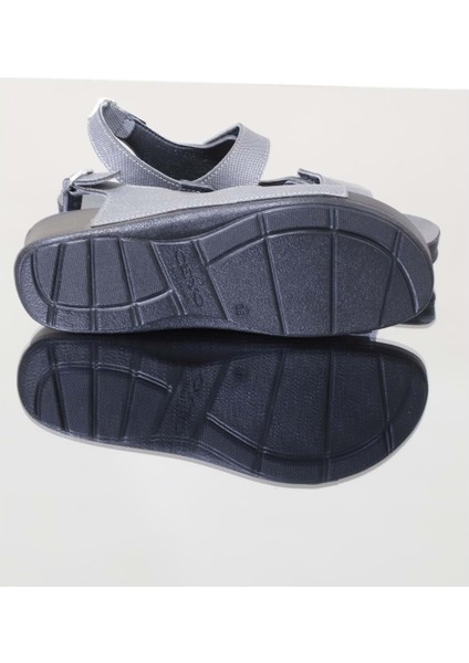 1106-OLIVA Tam Anatomik Bayan Sandalet - NKT01106-GRI-37 fırsatları