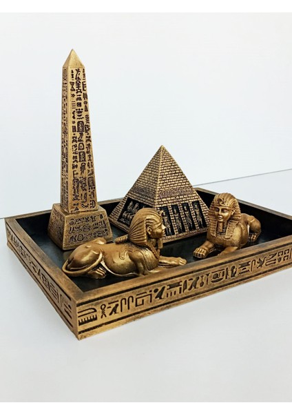 Gökçen Hobi Antik Mısır Obelisk-Sfenks-Piramit Biblo Set