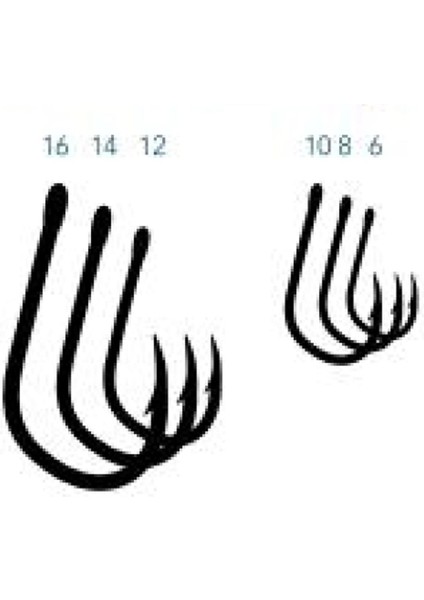 Iseama Black Nikel Olta Iğnesi modelleri