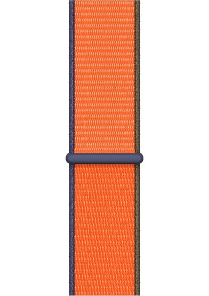 Apple Watch Uyumlu 38-40 mm Krd3 Hasır Spor Turuncu Kordon