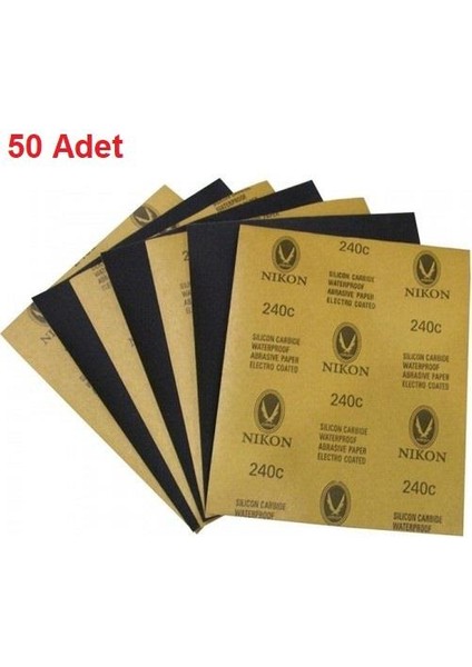 Su Zımparası 230X280MM 50'li Paket 220 Kum