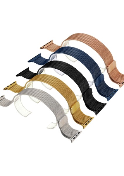 Apple Watch Uyumlu Gold Rengi Metal Kordon 38-40 mm Bushco Store fiyatları