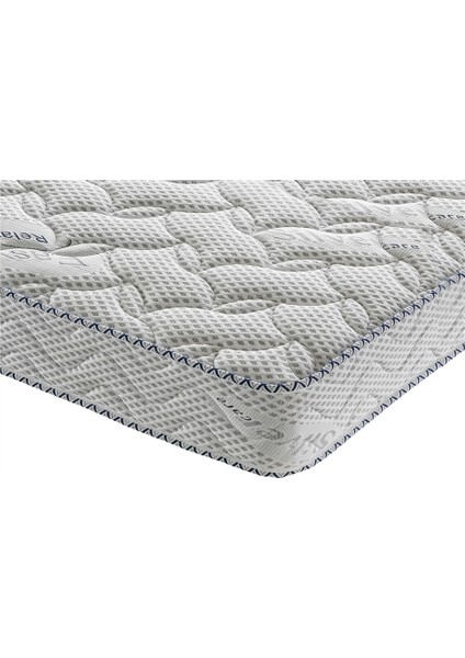 80X150 Kupons Silver Ortopedik Yaylı Bebek Yatak