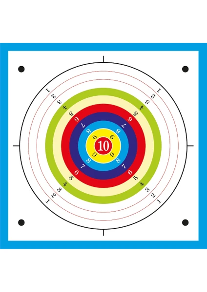 Ybc Tasarım Hedef / Target Atış Kartı