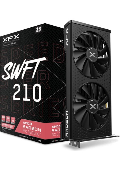 Xfx Speedster Swft 210 AMD Radeon RX6600XT 8GB GDDR6 128Bit Ekran Kartı (RX-66XT8DFDQ)