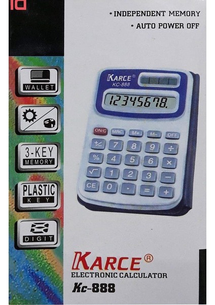 KC-888 Cep Boy Hesap Makinası