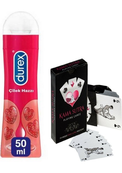 Jel Çilek Hazzı 50 Ml Ve Pudra Kamasutra Kart Oyunu