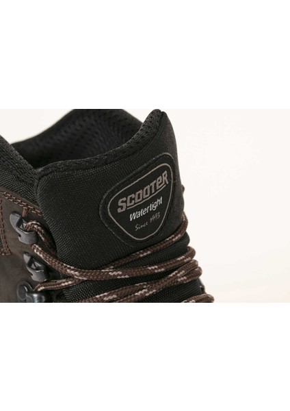 Su Geçirmez Deri Kahverengi Erkek Bot M1231CKO-Scooter fırsatları