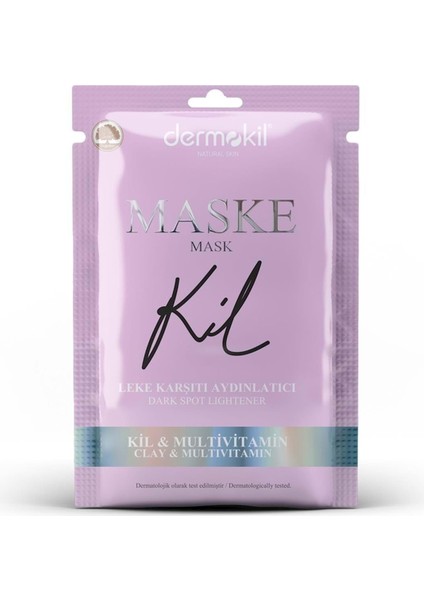 Leke Karşıtı Aydınlatıcı Maske Kil ve Multivitamin 15 ml