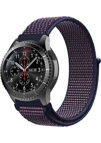 Huawei Watch 22MM Krd3 Hasır Kordon Lacivert