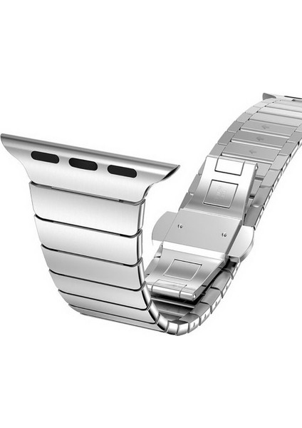 Apple Watch Uyumlu 38-40MM Metal Kordon Si̇yah modelleri
