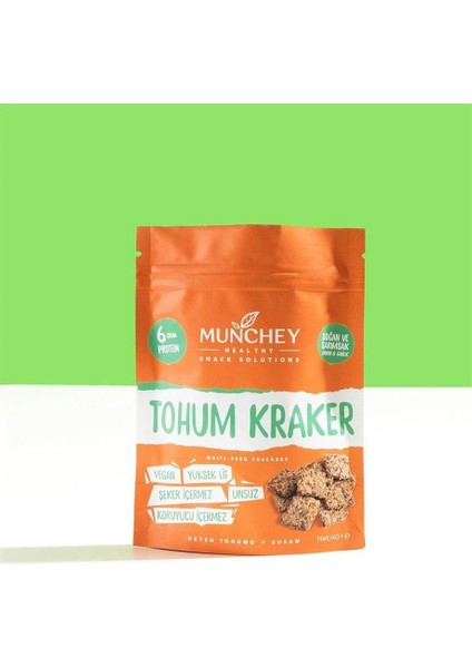 Soğan ve Sarımsaklı Tohum Kraker 40 gr