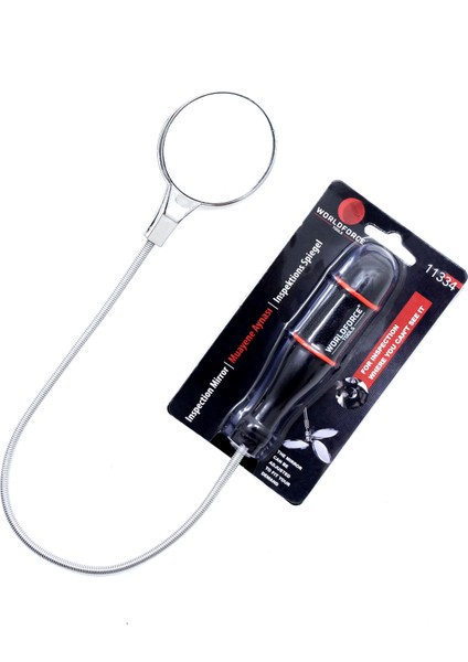 Spiralli 50MM Muayene Aynası 500MM Teleskopik Oto Muayene Kontrol Aynası