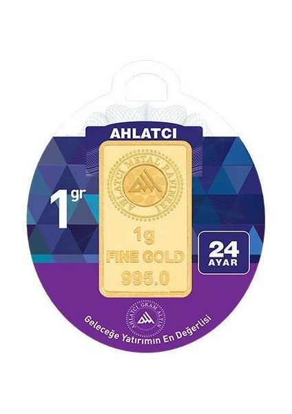 1 Gram (995) 24 Ayar Külçe Altın