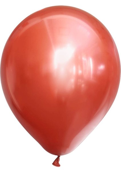 Partipan Kırmızı Krom Balon 50 Adet