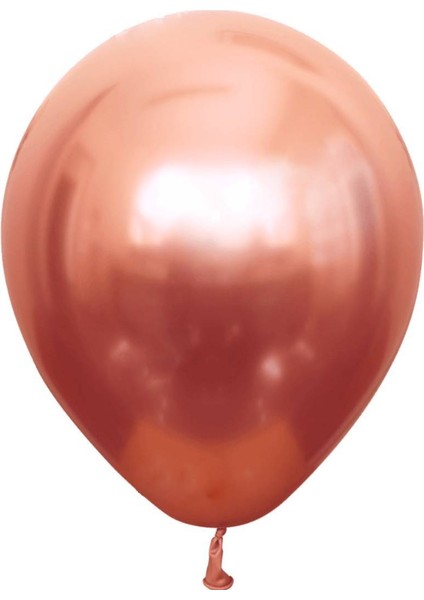 Partipan Rose Gold Krom Balon 50 Adet