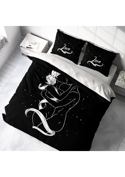 Kamasutra Günü Pamuk Saten Çift Kişilik Nevresim Takımı