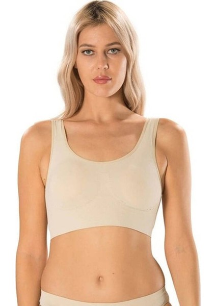 Bambu Kalın Askılı Pedli Büstiyer Battal Beden 707-B modelleri