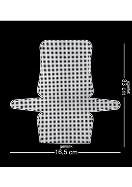 Çanta Kanvası Boy 33 cm En 16,5 cm