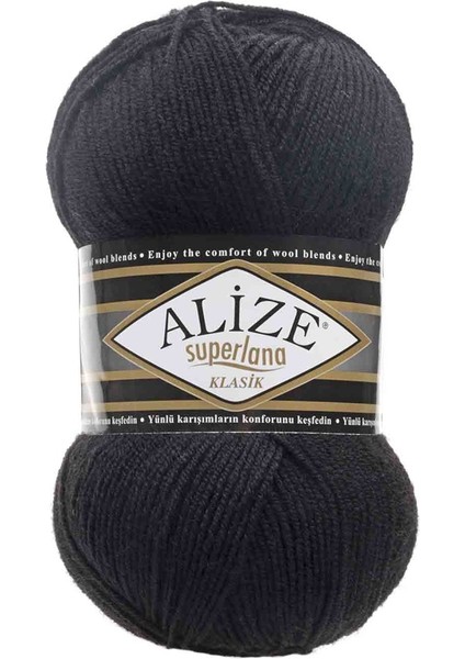 Superlana Klasik Siyah No:60