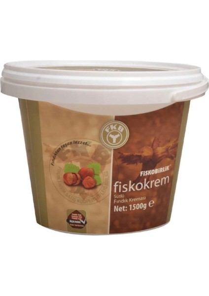 Fiskokrem Sütlü Fındık Kreması 1500   gr