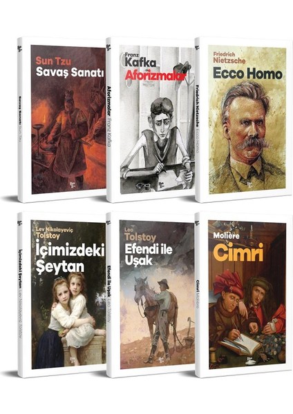 Unutulmaz Dünya Klasikleri Serisi - 6 Kitap