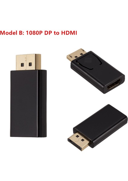 4K Displayport - HDMI Uyumlu Adaptör Dönüştürücü Ekran Bağlantı Noktası Dp - Hd Kadın Kablo Adaptörü Video Ses Pc Tv Projektörü Içın (Yurt Dışından)