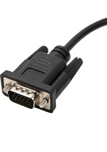 VGA - HDMI Dönüştürücü Kablo Adaptörü, Ses Çıkışlı 1080P Hd Kablosu VGA HDMI Adaptörü, Pc Laptop Içın Hdtv Projektöre (Yurt Dışından) fırsatları