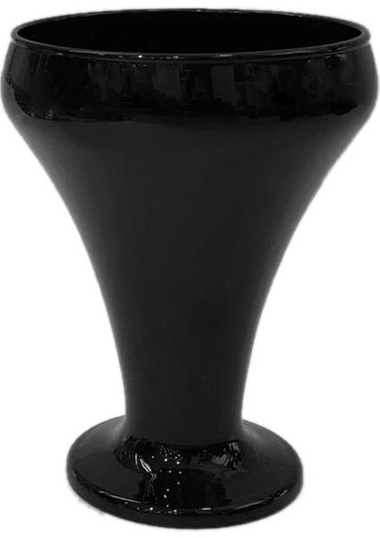 Opak Siyah Cam Dondurmalık 6'lı