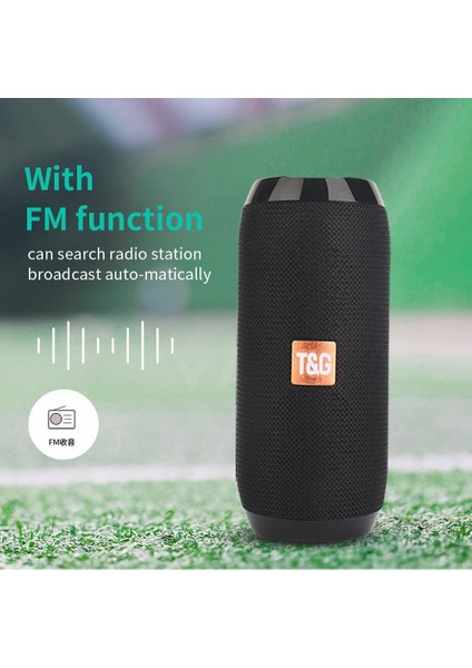 Taşınabilir Hoparlör Kablosuz Bluetooth Uyumlu Subwoofer Dış Mekan Suya Dayanıklı Hoparlör Stereo Surround Desteğı Fm Radiotf (Yurt Dışından) fırsatları