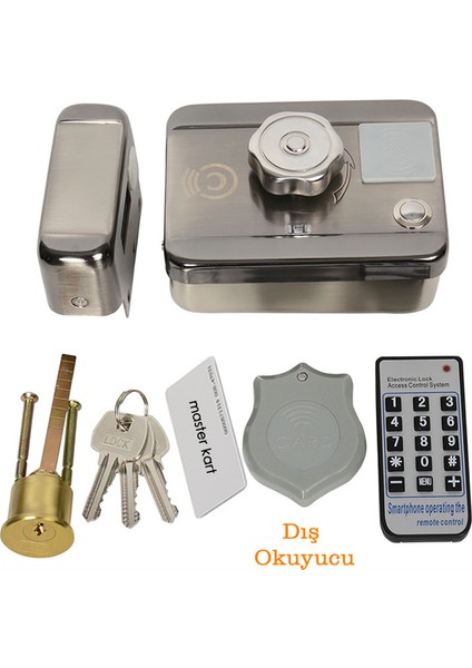 Tec 920 Akıllı Çift Okuyuculu Apartman Giriş Kapısı Kilidi Takım fiyatları