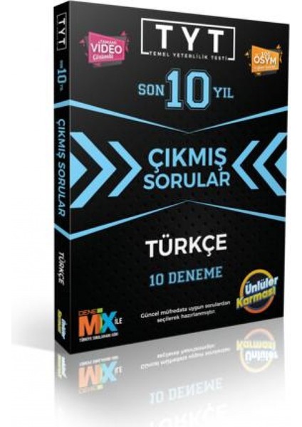 TYT Türkçe Çıkmış Soru Karması 10 Deneme