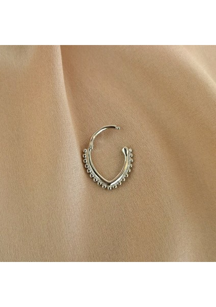 Silver 925 Ayar Gümüş Damla Piercing modelleri