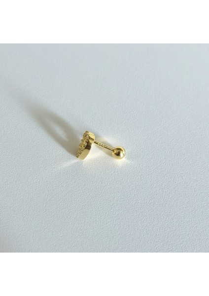 Gold 925 Ayar Gümüş Kalp Piercing/küpe modelleri