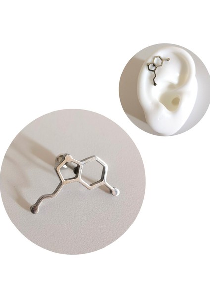 Cerrahi Çelik Serotonin Piercing 6 mm