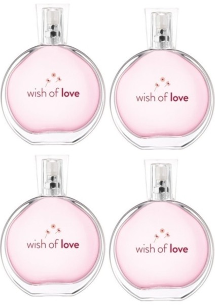 Wish Of Love Edt 50 ml Kadın Parfüm Dörtlü Set