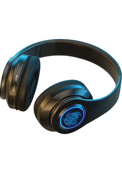 B39 Kablosuz Bluetooth Kulaklık Subwoofer Siyah (Yurt Dışından)