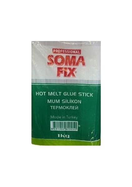 1 kg Somafix Kalın Şeffaf Mum Silikon